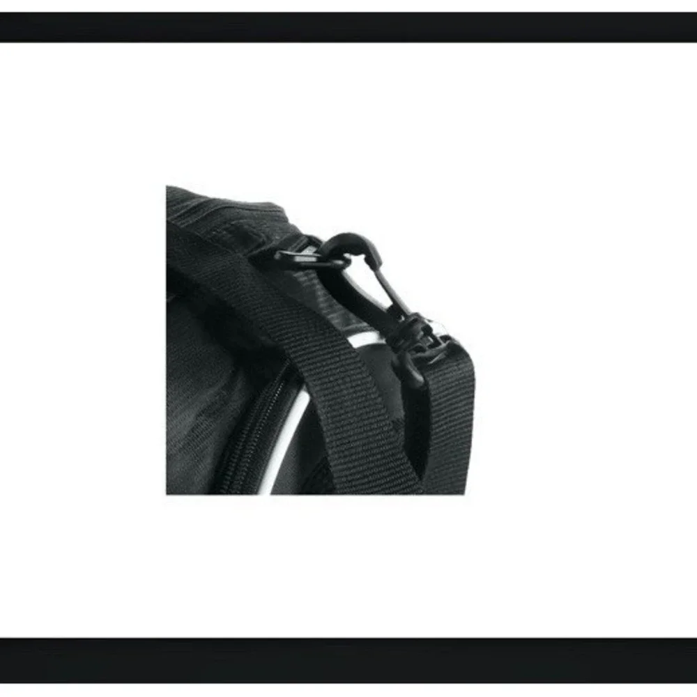 Nike Brasilia Small‎ Duffel Bag Black White Swoosh Gym Training Travel Bag
